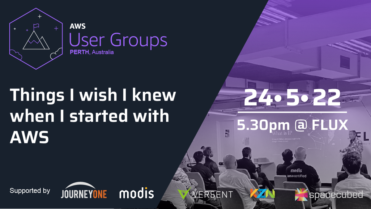 AWS Perth User Group May event